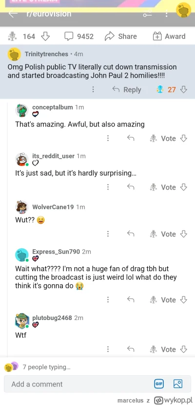 marcelus - co roku robię ten żart i co roku się na to nabierają xd #reddit #eurowizja