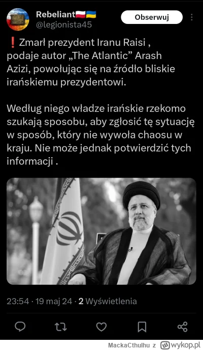 MackaCthulhu - Ponoć zmarzł #iran