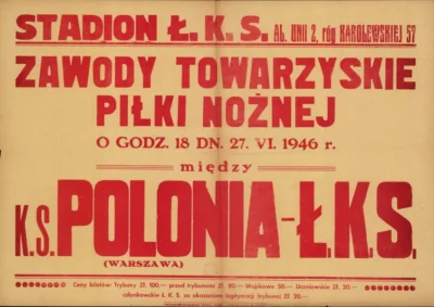 kamiyama89 - Tego dnia 1946 roku Łódzki Klub Sportowy podejmuje w meczu towarzyskim w...