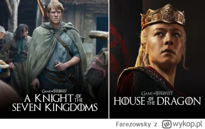 Farezowsky - - "Rycerz Siedmiu Królestw" - styczeń 2026 r.

- "Ród smoka" S3 - lato 2...