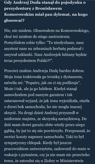 N.....R - Widzicie, Wy tak narzekacie na Prezydenta Andrzeja Dudę, że on to taki w og...