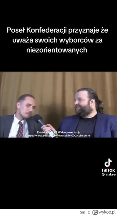 Sin- - Berkowicz powiedział kilka słów do swoich „mniej zorientowanych wyborców” xD P...