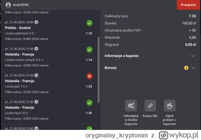 oryginalnykryptonim - @oryginalnykryptonim: tylko gole w Holandia - Francja nie weszł...