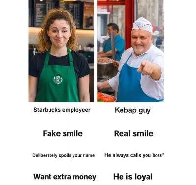 Schweinefleischsuppe - #przegryw Czym się różni korpo-sieciówka od street foodowej bu...