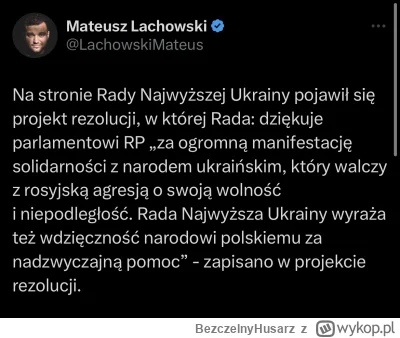 BezczelnyHusarz - Czyli idąc tym tokiem - Ukraina widzi że Polska juz nie dostarcza t...