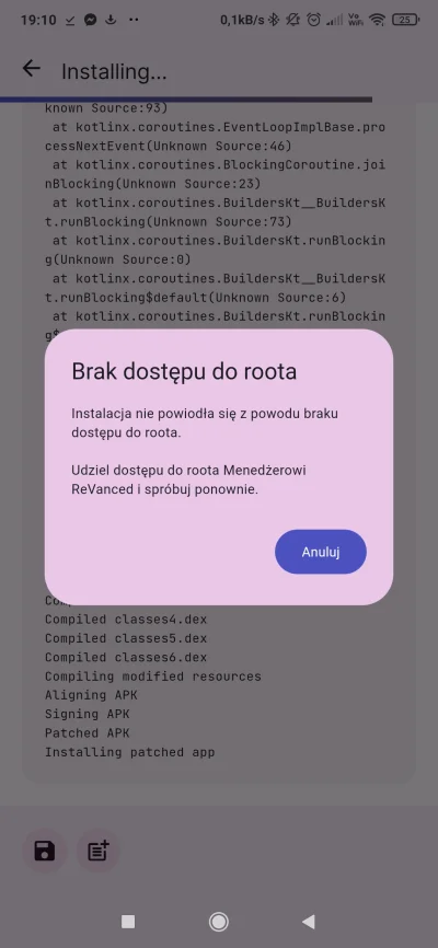 niepokonan - @KajuTheRudeMonke: taki komunikat jest bo jeszcze raz spróbowałem.