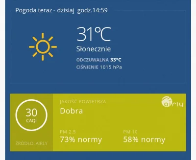 tomwick55 - Dzisiaj tak u mnie. Upalnie i słonecznie. Jest początek września. Lato da...