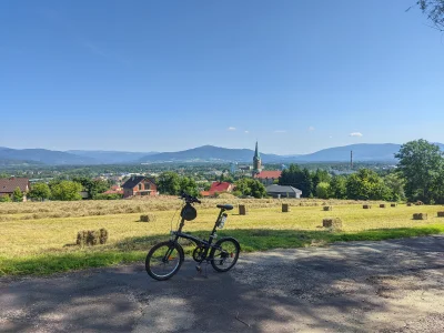 sylwke3100 - Takie jeszcze rowerowe tegoroczne wspomnienie czyli widok ze wzgórza Kap...