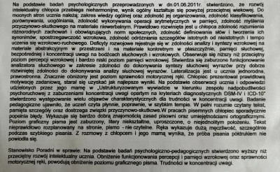 Szarmancki-Los - Grzebałem w starych papierach i znalazłem opinie psychologa na mój t...