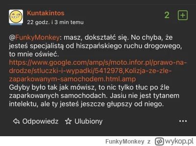 FunkyMonkey - @Kuntakintos: Też bardzo zabawne, że zarzucasz mi „przeklejanie polskie...