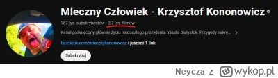 Neycza - Kolejne 200 filmów usuniętych?
#kononowicz