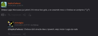 michalglus - Ekspert nie pyta, ekspert wie
#mecz #ekstraklasa #chelsea