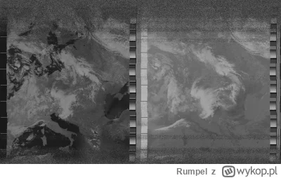 Rumpel - Dzisiaj udało mi się, po raz pierwszy, odebrać dobry sygnał z satelity #noaa...