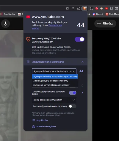 Bodzias1844 - Jak komuś na #brave #youtube spowalnia ładowanie filmów przy włączonym ...