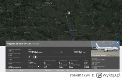 rosomak94 - @g0rzki: dla porównania normalny odlot z Warszawy.