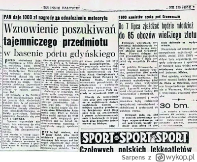 Sarpens - @Pitzonik: Bez ciekawostki się nie liczy ( ͡° ʖ̯ ͡°)

21 stycznia 1959 roku...