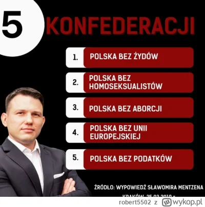 robert5502 - Podsumowując program - Polska bez mózgu 
#bekazpodludzi #bekazkonfederac...