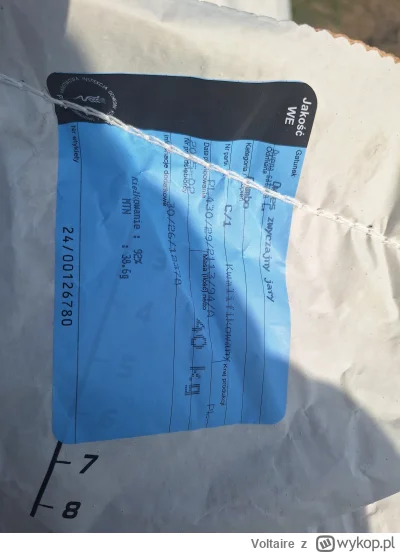 Voltaire - @josan zaraz dostanie, saletrzak już rozsiany, jadę po kultywator. Będzie ...