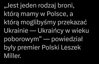 Metris - Można krytykować Leszka Millera, ale tutaj ma rację. 

SPOILER