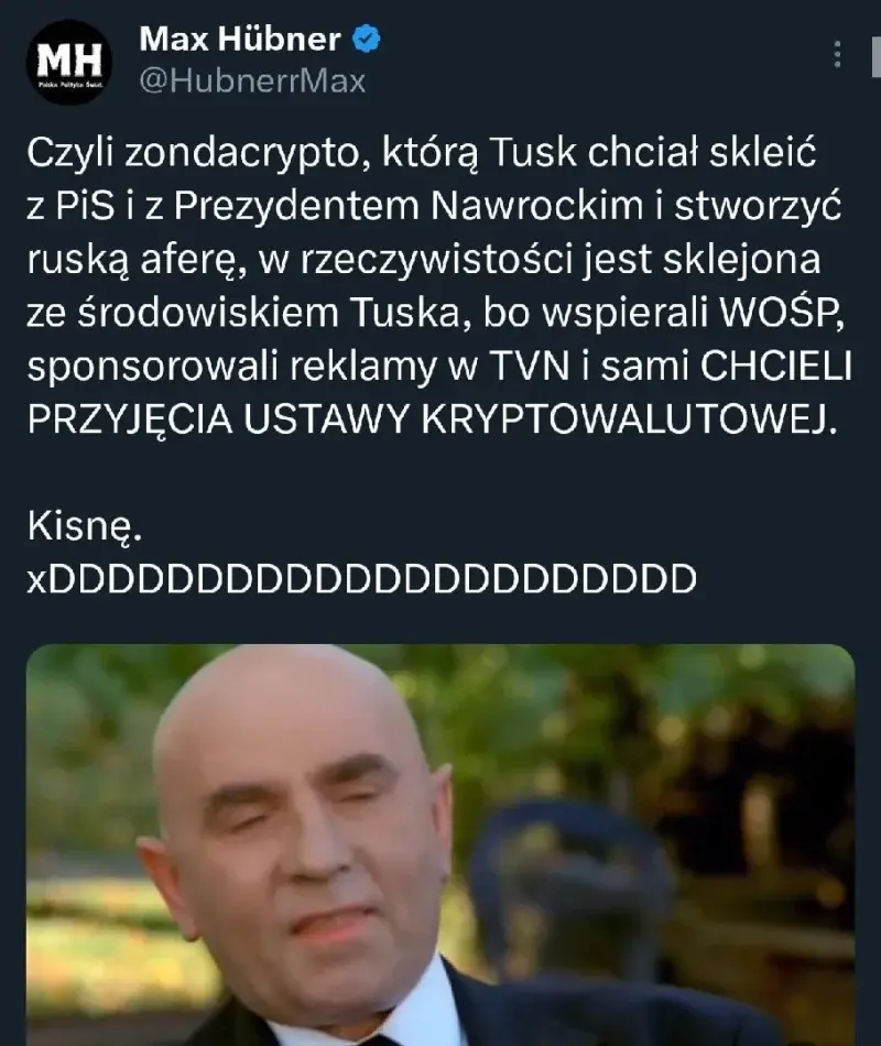 tulipana - Kurła, przyznawać się kto wspierał wośp, może to i wasza afera xD
#polityk...