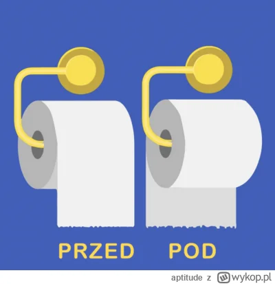 aptitude - Jak zakładacie papier toaletowy?
Słyszałem, że poprawnie, jest właśnie "po...