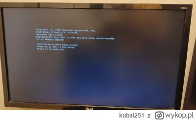 kubal251 - Komputer przy włączaniu wyłącza się na około 5 sekund i włącza ponownie z ...
