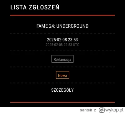 santek - w formularzu reklamacyjnym na famemma.tv nie ma nawet możliwości opisania po...