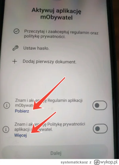 systematickaoz - Czy tylko ja nie mogę pobrać /wyświetlić regulaminu i polityki prywa...