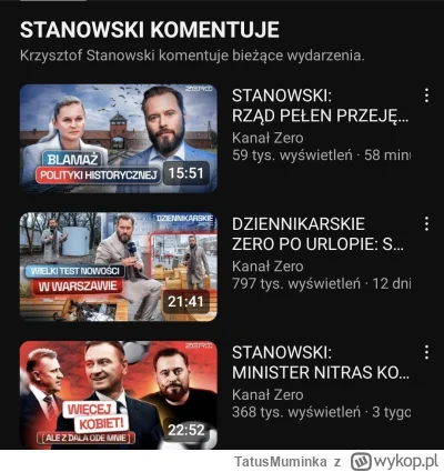 TatusMuminka - @TheBlackCube: pomoże mi ktoś znaleźć na kanale komentarz na temat pew...