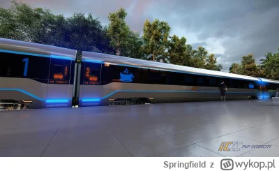 Springfield - dopiero Tusk wygrał wybory a już PKP odbiera pierwszą kolej magnetyczną...