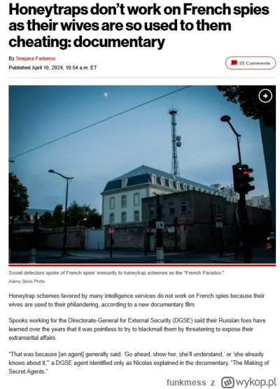 funkmess - Co ciekawe, to za bardzo nie działa na Francuzów.
Wyruchają i tyle xD
Szan...