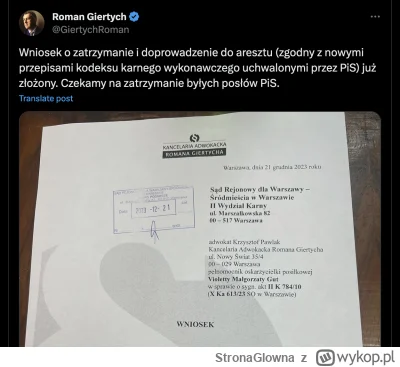 StronaGlowna - https://twitter.com/GiertychRoman/status/1737803745088487815 #sejm