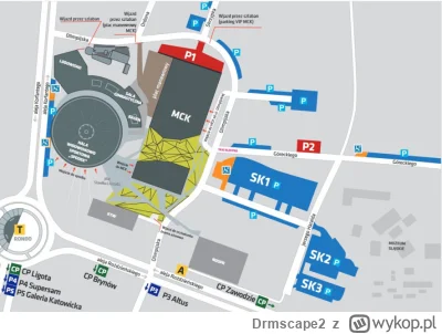 Drmscape2 - Mirki jak jest z reguły z parkowaniem przy Spodku przy okazji koncertów w...