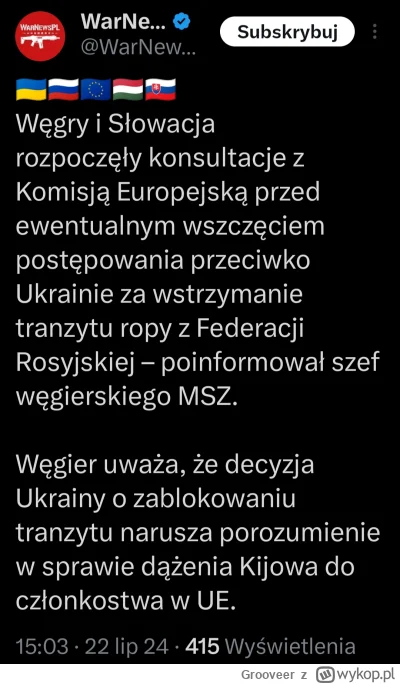 Grooveer - #ukraina #wojna #rosja #ue #polityka