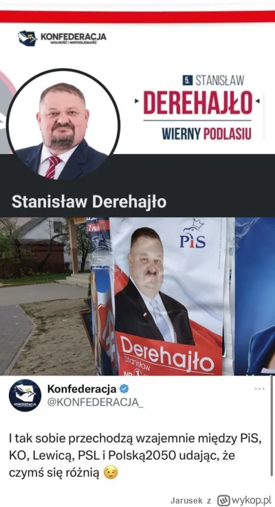 Jarusek - @theOstry:  4. Najnowszy transfer z PiSu/Porozumienia - Derehajło