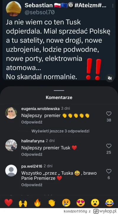 kondzio1950g - @Felixu: Młodzieżówki Tuska nawet wiedzą jak instagrama używać XD