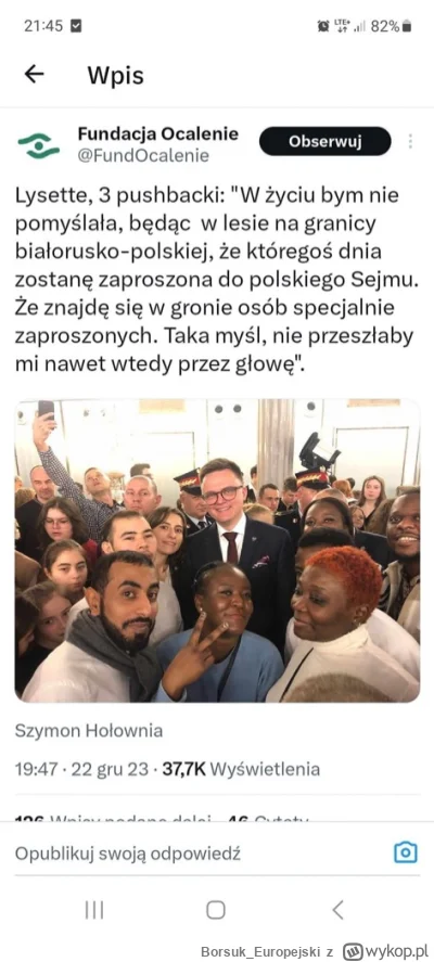 Borsuk_Europejski - @formac88
Jesteśmy bezbronni jak dzieci a Hołownia chce wgniatac ...