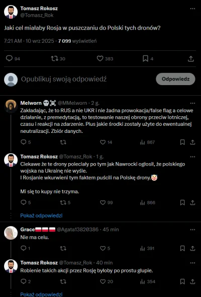 mmmmzzzz - Gość twierdzi, że rosja nie ma powodów żeby atakować Polskę, a inni mu prz...