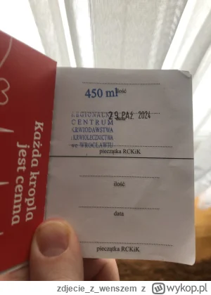 zdjeciezwenszem - 309 390 - 450 = 308 940
Data donacji - 29.10.2024
Rodzaj donacji - ...