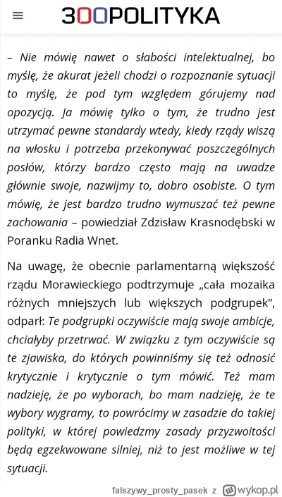 falszywyprostypasek - Nie przeczytacie dzisiaj już nic bardziej zabawnego. 
PiSowcy k...