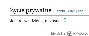 Mordall - konserwatystka pełną gebą