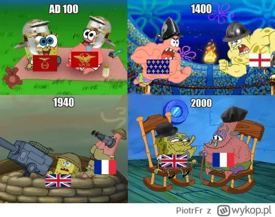 PiotrFr - #francja #uk #historia #humorobrazkowy