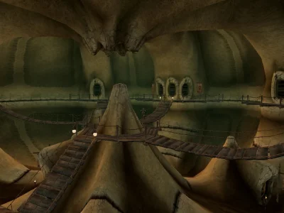 podsloncemszatana - A tutaj wnętrze jednej z budowli w Morrowindzie (styl rodu Redora...