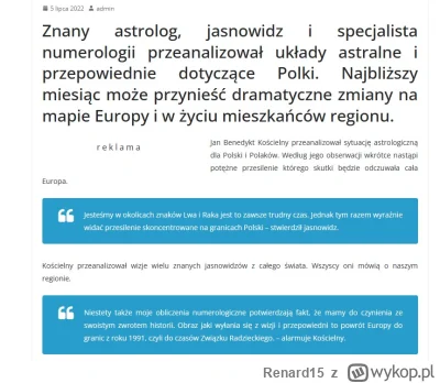 Renard15 - AI zaczeło generować jasnowidzów no tego jeszcze nie było
on jest tak "zna...