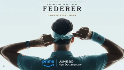 LoginZajetyPrzezKomornika - Od 20 czerwca na Prime dokument o Federerze #tenis #sport...