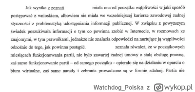 WatchdogPolska - Dzień dobry, czy można założyć partię, a nieznajomość prawa nie stan...