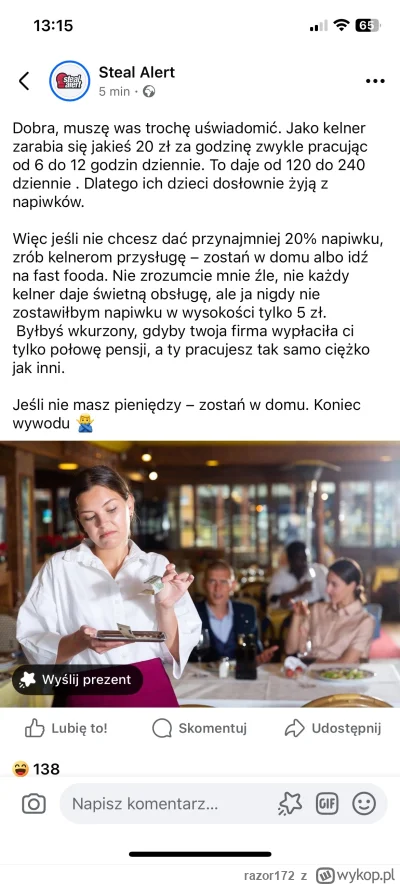 razor172 - #warszawa #oskarekdeveloperski #gastrowarszawa #gastronomia #jedzenie 
Co ...