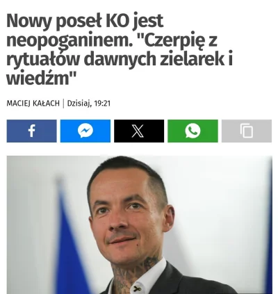 Major_Gross - #polityka Mentzen to typowy polski ciemnogród gada o jakiś znachorach c...