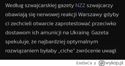 EmDeCe - No i git. W sprawie wojny w Ukrainie, to Polska ma rację.