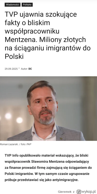 Gieremek - Precz z imigrantami, precz z Ukraińcami xD

Niech nasi wyborcy łykają popu...